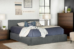 Gregory Grey Eastern King Bed - MyWaynesHome #