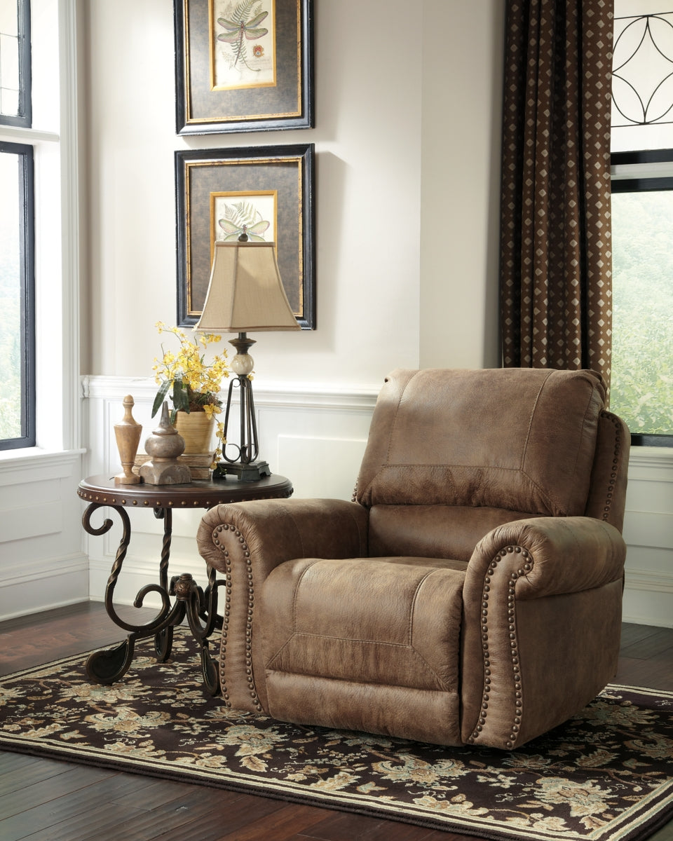 Larkinhurst Sofa and Loveseat with Recliner - MyWaynesHome #