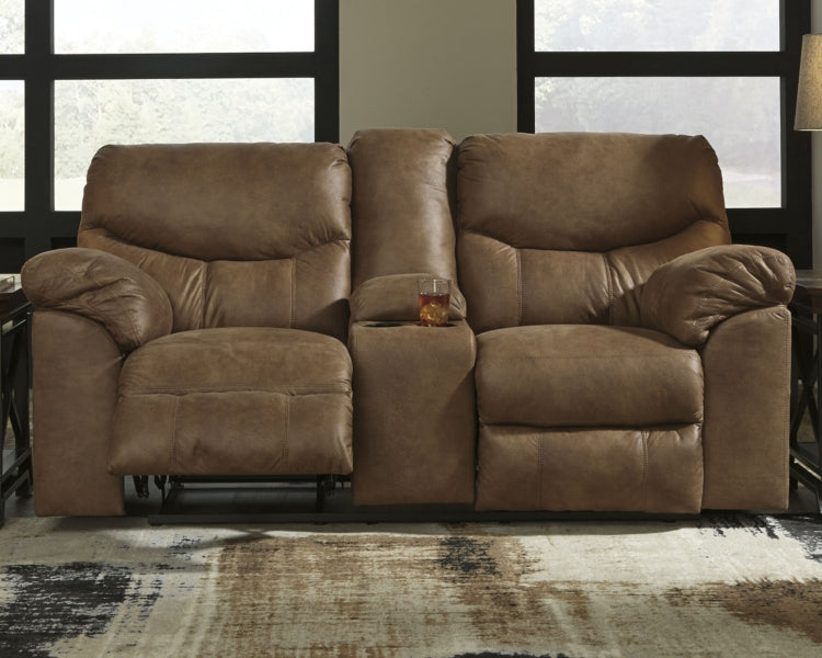 Boxberg Reclining Loveseat with Console - MyWaynesHome #