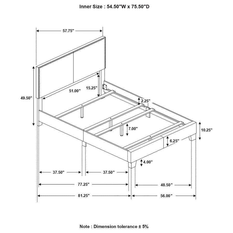 Boyd Grey Full Bed - MyWaynesHome #