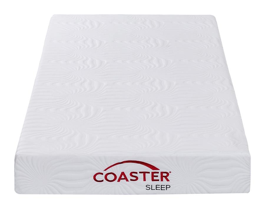 Keegan White 8" Twin Extra Long Memory Foam Mattress - MyWaynesHome #