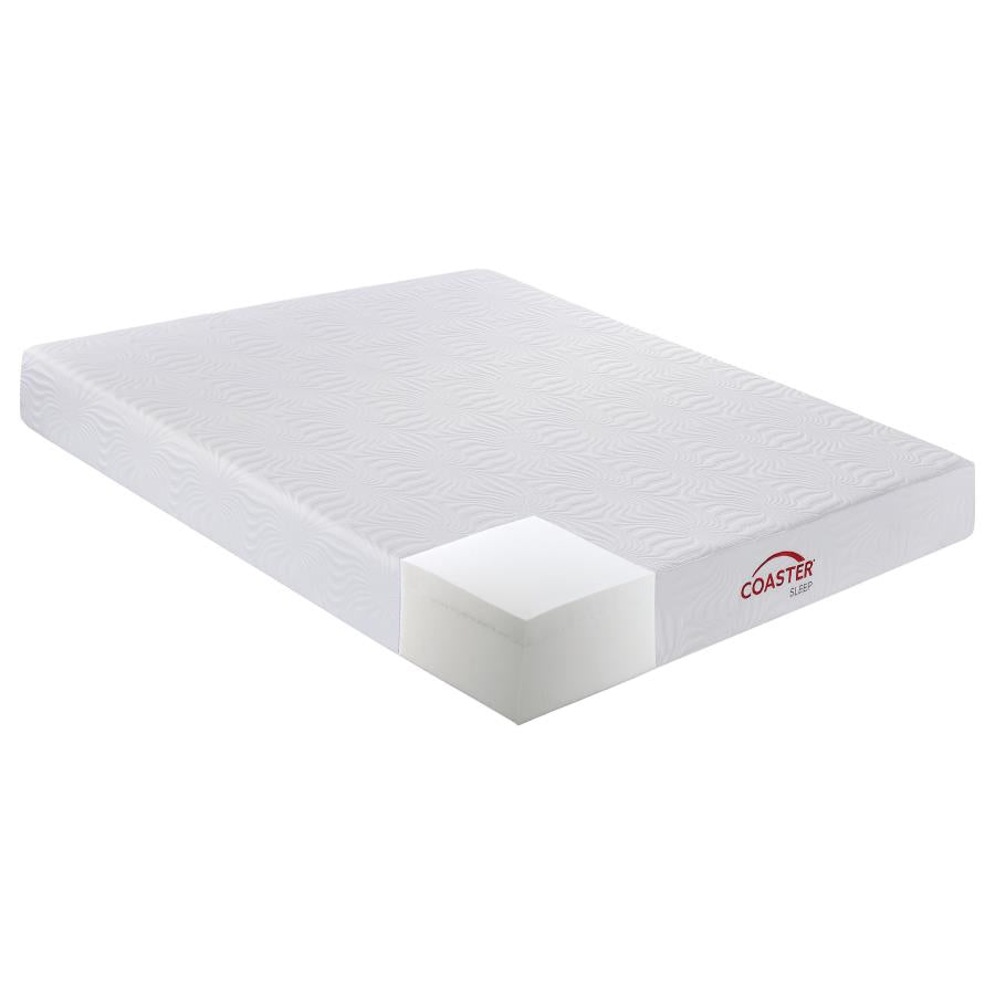 Key White 10" Eastern King Memory Foam Mattress - MyWaynesHome #