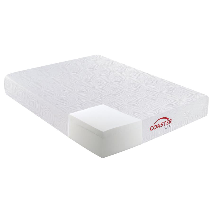 Key White 10" Twin Extra Long Memory Foam Mattress - MyWaynesHome #