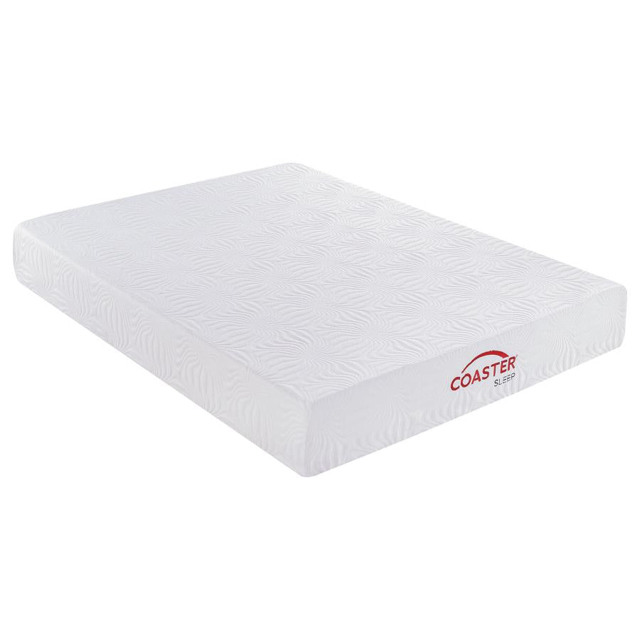 Key White 10" Twin Memory Foam Mattress - MyWaynesHome #