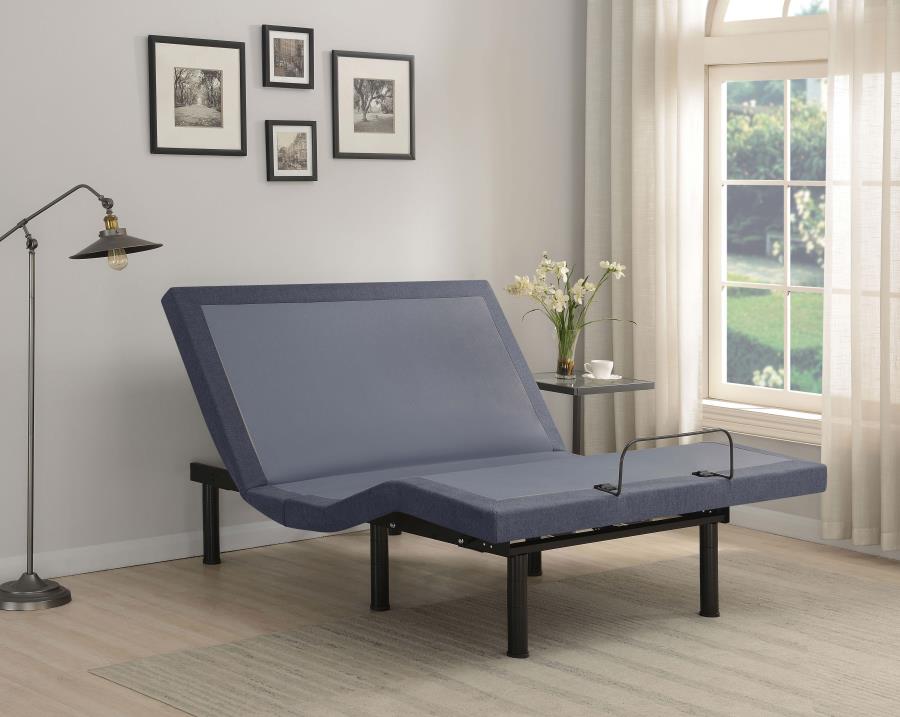 Clara Grey Full Adjustable Bed Base - MyWaynesHome #