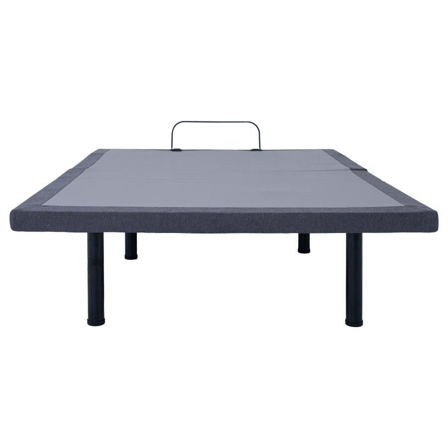 Negan Grey Eastern King Adjustable Bed Base - MyWaynesHome #