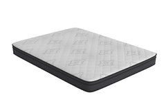Evie White 9.25" California King Euro Top Innerspring Mattress - MyWaynesHome #