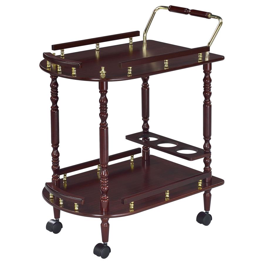 Palmer Brown Bar Cart - MyWaynesHome #