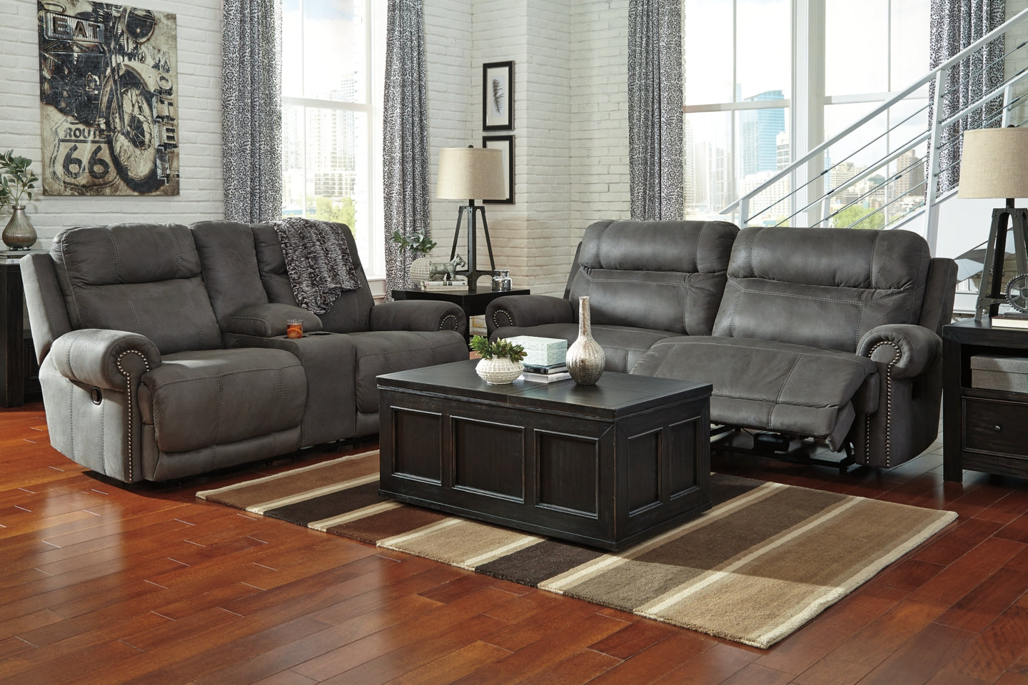 Austere Reclining Sofa - MyWaynesHome #