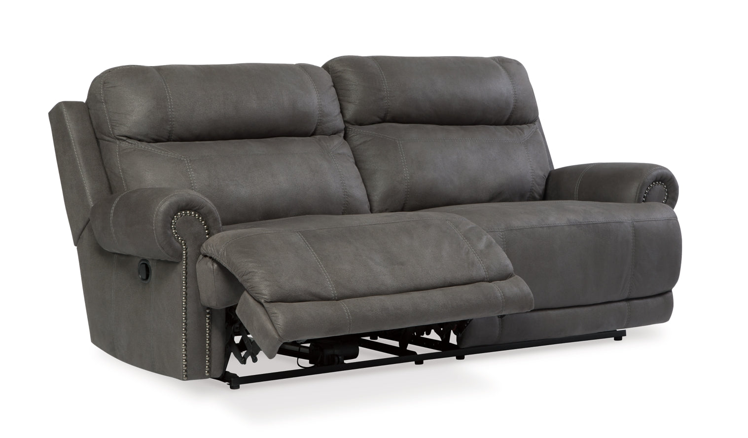 Austere Reclining Sofa and Loveseat - MyWaynesHome #