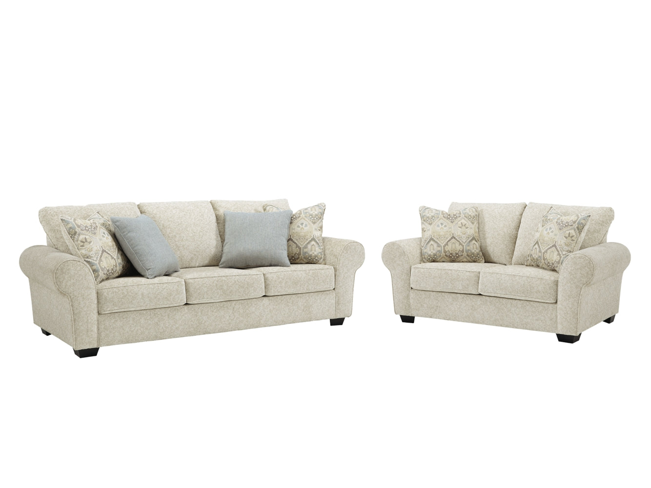 Haisley Sofa and Loveseat - MyWaynesHome #