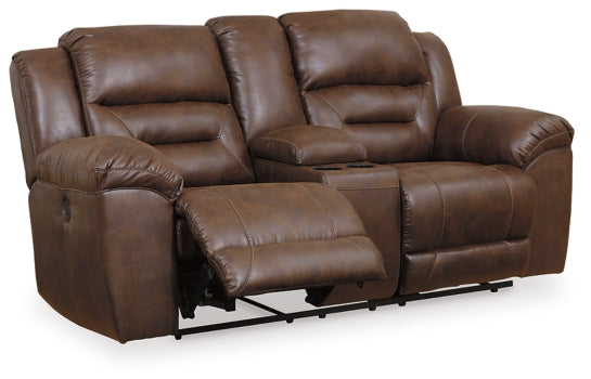 Stoneland Power Reclining Sofa and Loveseat - MyWaynesHome #