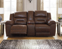 Stoneland Power Reclining Loveseat with Console - MyWaynesHome #