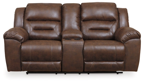 Stoneland Power Reclining Loveseat with Console - MyWaynesHome #