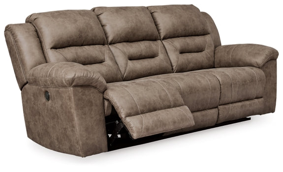 Stoneland Power Reclining Sofa and Loveseat - MyWaynesHome #