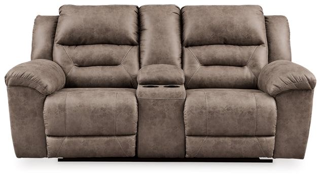 Stoneland Power Reclining Loveseat with Console - MyWaynesHome #