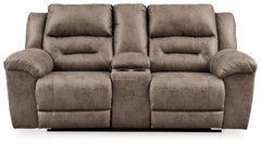 Stoneland Power Reclining Loveseat with Console - MyWaynesHome #