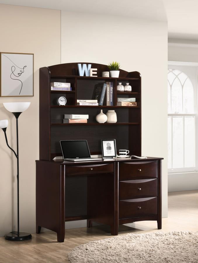 Phoenix Brown Computer Desk - MyWaynesHome #