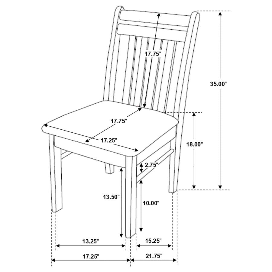 Phoenix Brown Side Chair - MyWaynesHome #