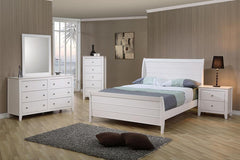 Selena Ivory Twin Bed 4 Pc Set - MyWaynesHome #