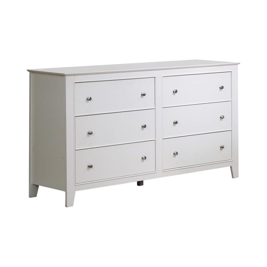 Selena Ivory Twin Bed 5 Pc Set - MyWaynesHome #