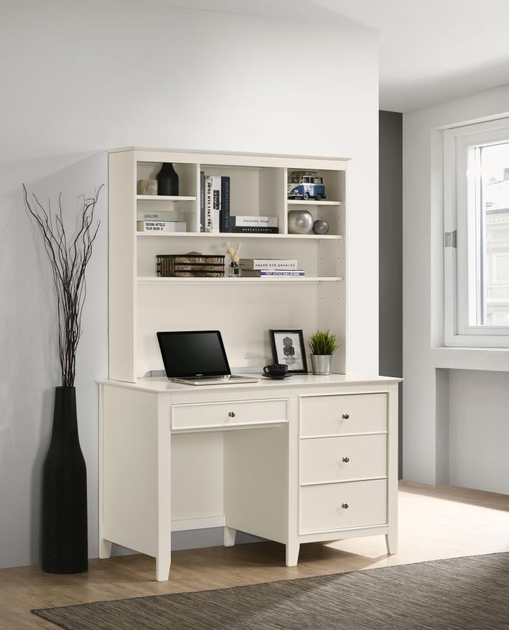 Selena Ivory Computer Desk - MyWaynesHome #