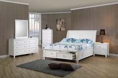 Selena Ivory Twin Bed 5 Pc Set - MyWaynesHome #
