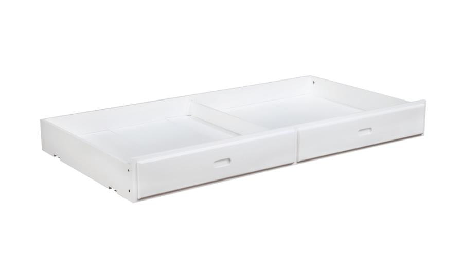 Chapman White Storage Trundle - MyWaynesHome #