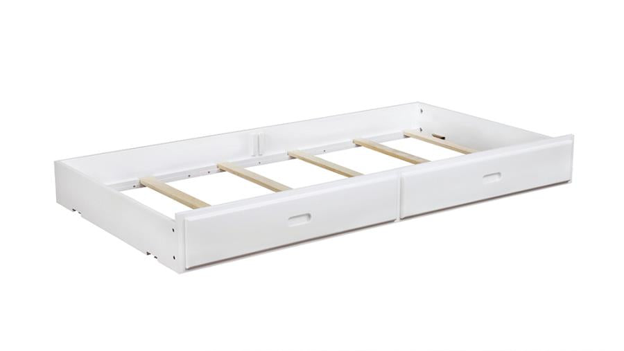 Chapman White Storage Trundle - MyWaynesHome #