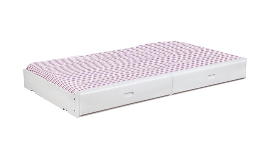 Chapman White Storage Trundle - MyWaynesHome #