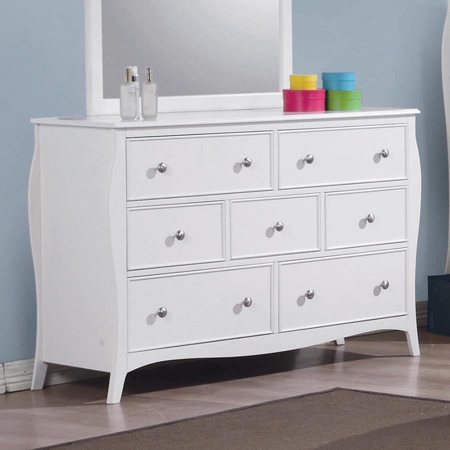 Coaster Dominique White Dresser Coaster Dominique White Dresser