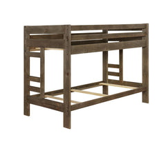 Wrangle Hill Grey Twin / Twin Bunk Bed - MyWaynesHome #