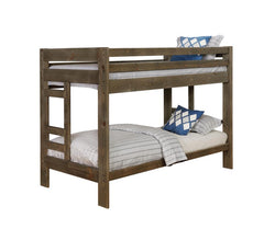 Wrangle Hill Grey Twin / Twin Bunk Bed - MyWaynesHome #
