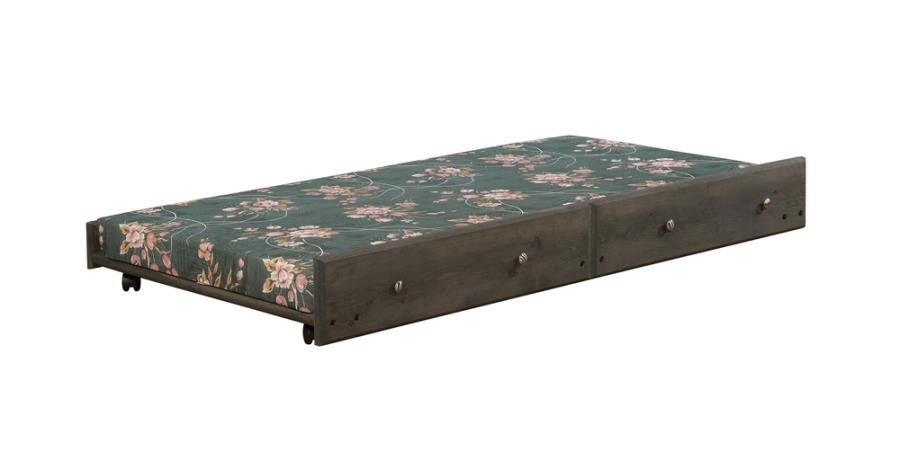 Wrangle Hill Grey Trundle W/ Bunkie Mattress - MyWaynesHome #