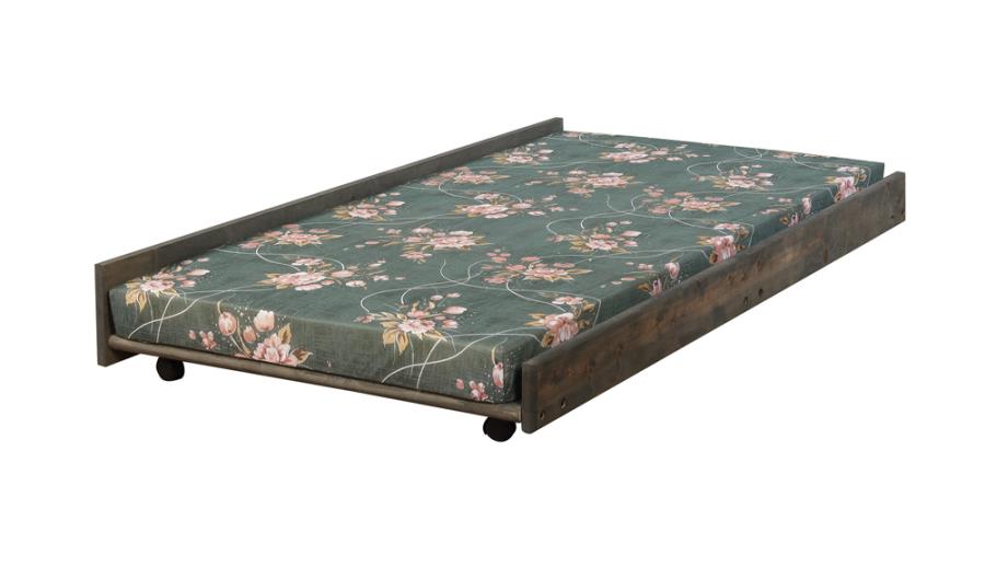 Wrangle Hill Grey Trundle W/ Bunkie Mattress - MyWaynesHome #