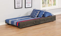 Wrangle Hill Grey Trundle W/ Bunkie Mattress - MyWaynesHome #