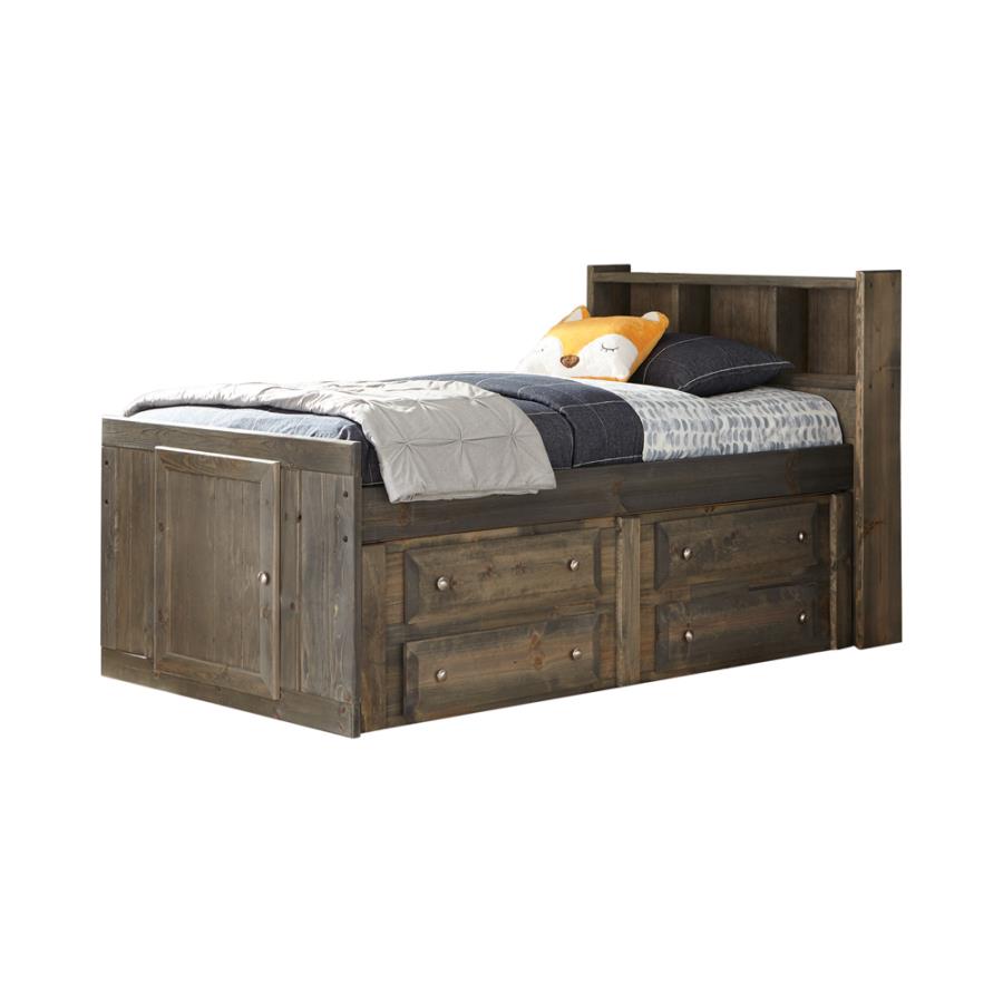 Wrangle Hill Grey Twin Storage Bed - MyWaynesHome #
