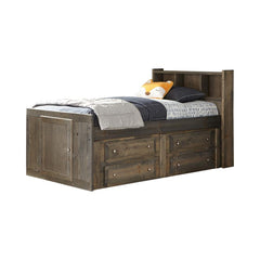 Wrangle Hill Grey Twin Storage Bed - MyWaynesHome #