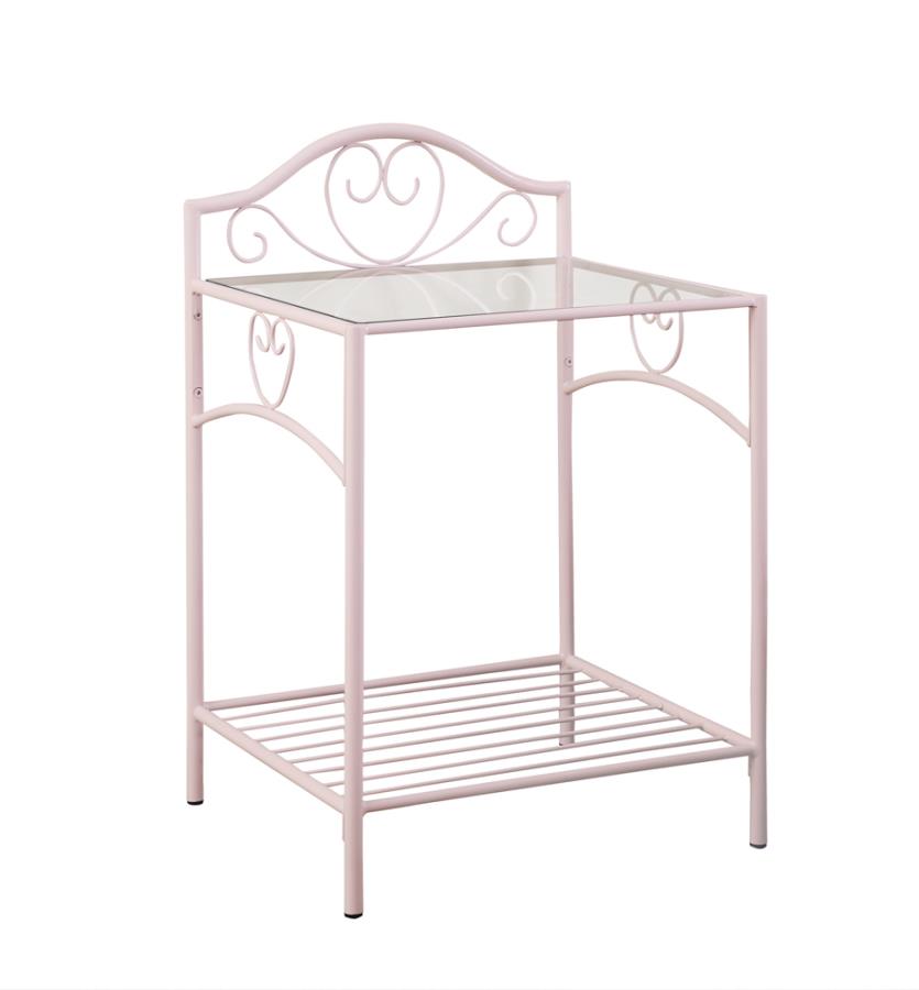 Massi Pink Nightstand - MyWaynesHome #