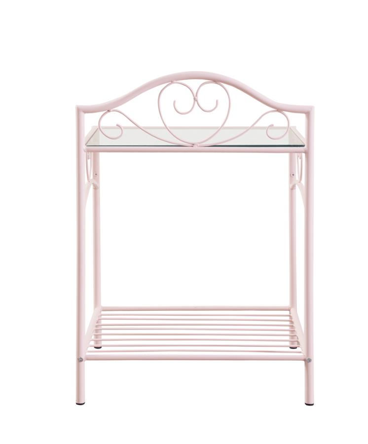 Massi Pink Nightstand - MyWaynesHome #