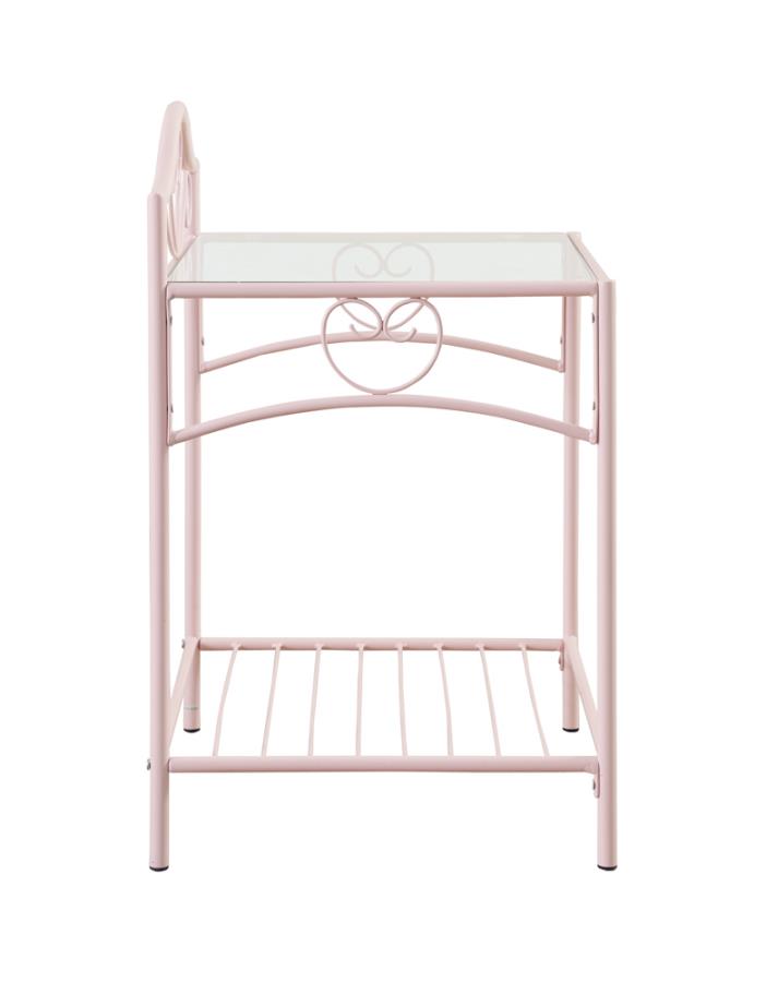 Massi Pink Nightstand - MyWaynesHome #