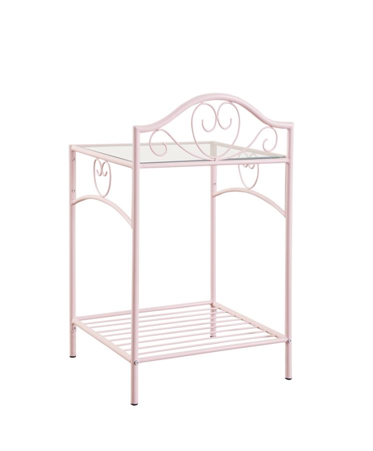 Massi Pink Nightstand - MyWaynesHome #
