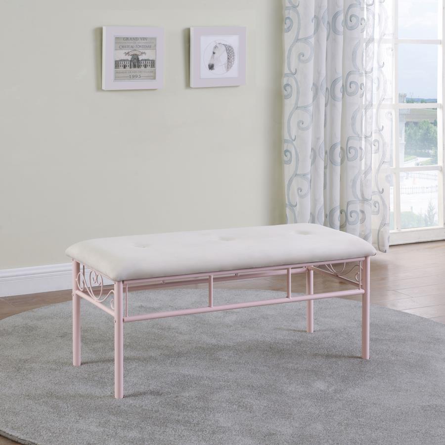 Massi Pink Bench - MyWaynesHome #