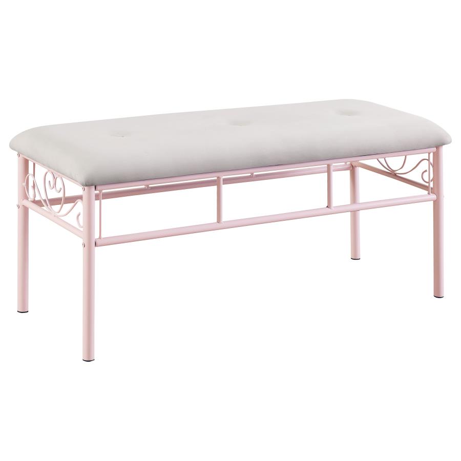 Massi Pink Bench - MyWaynesHome #