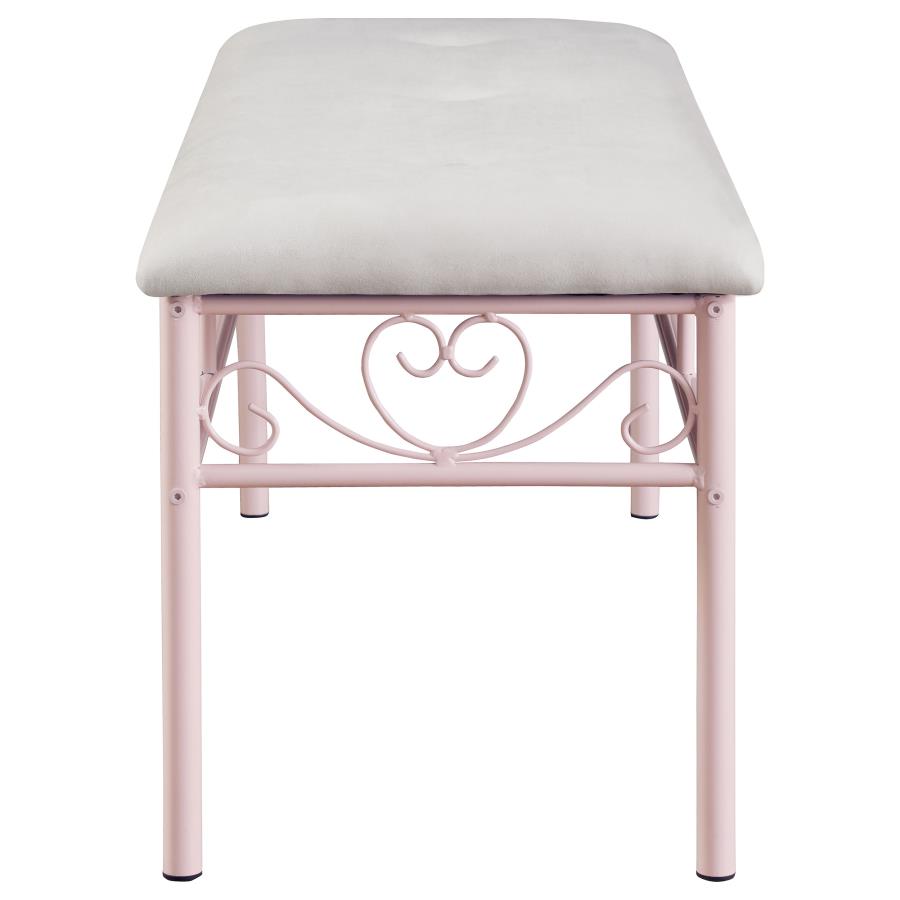 Massi Pink Bench - MyWaynesHome #