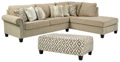 Dovemont 2-Piece Sectional with Ottoman - MyWaynesHome #