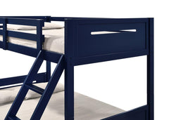 Littleton Blue Twin / Full Bunk Bed - MyWaynesHome #