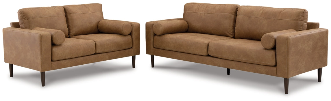 Telora Sofa and Loveseat - MyWaynesHome #