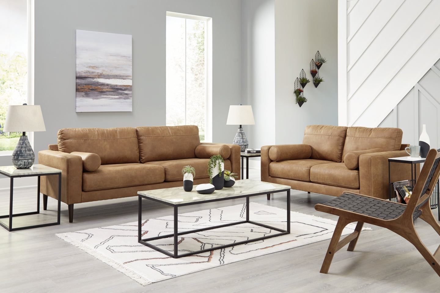 Telora Sofa and Loveseat - MyWaynesHome #