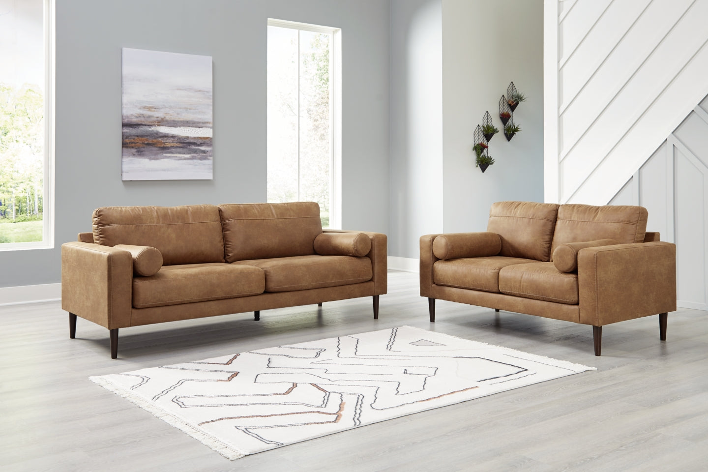 Telora Sofa and Loveseat - MyWaynesHome #